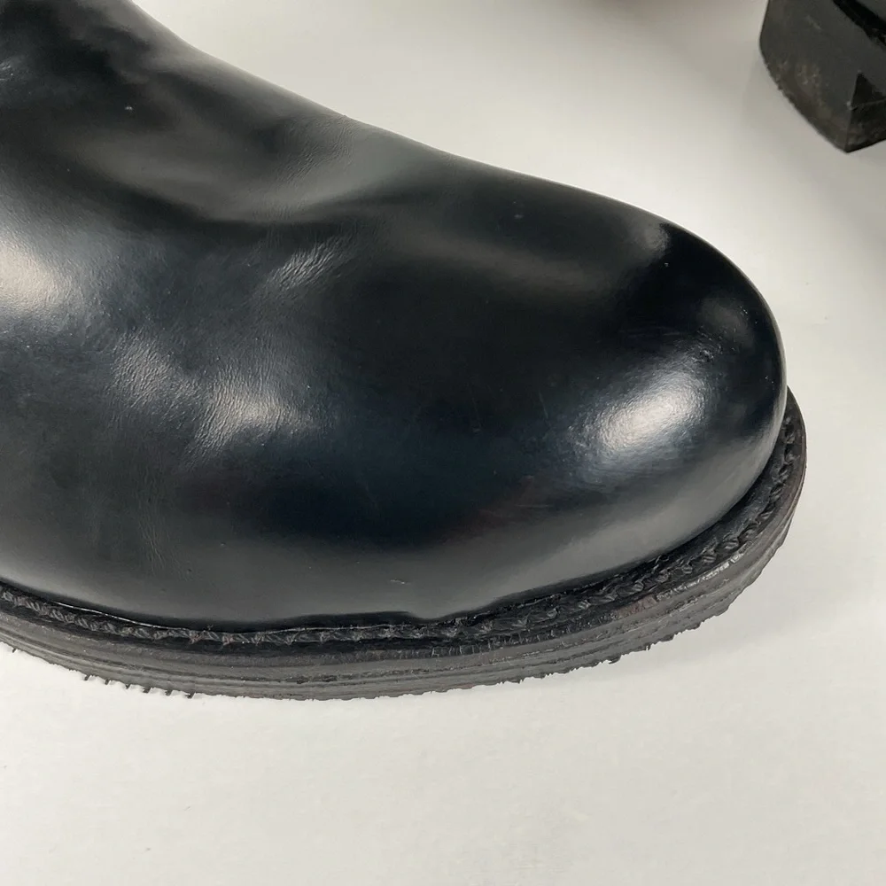 Vintage Harley Davidson Tall Patrol Boots | Glossy | Engineer | Men’s 11